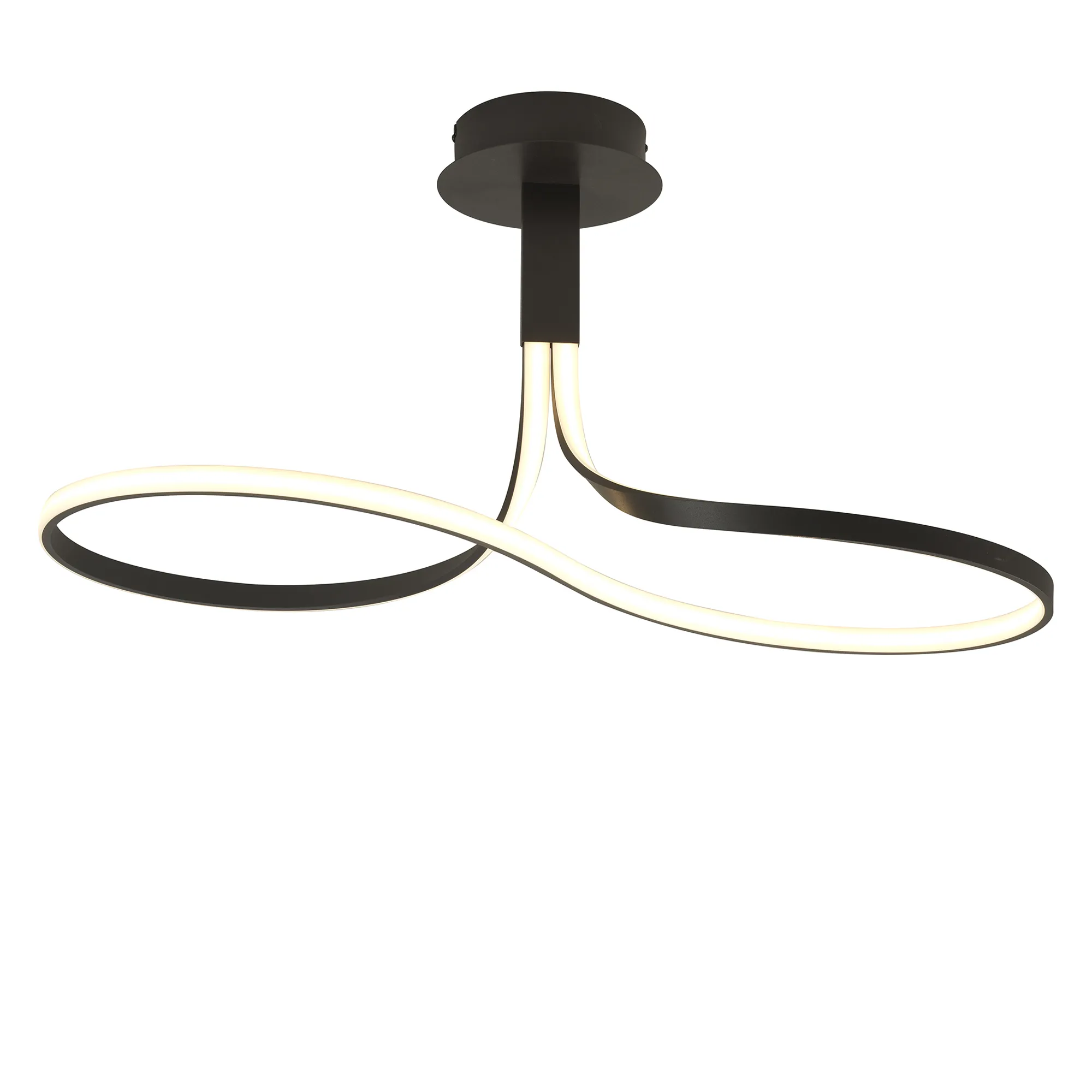 M5360  Nur Brown Oxide Rectangular Semi Flush 40W LED